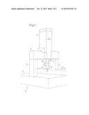 Device with displaceable device part, in particular coordinate measuring     device or machine tool diagram and image