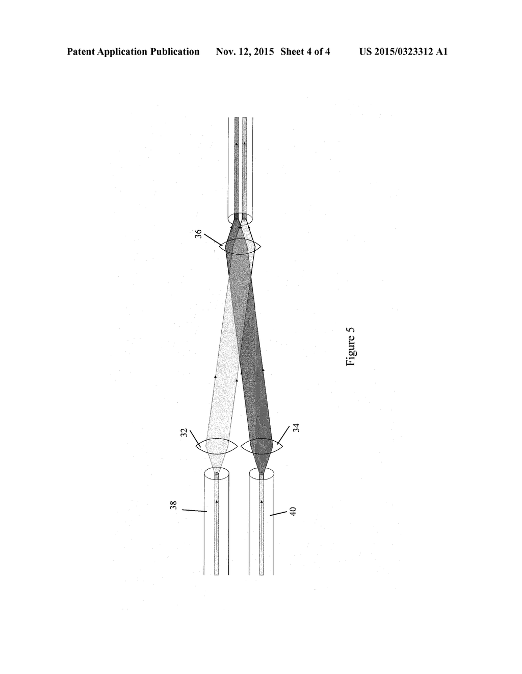 METHOD AND SYSTEM FOR SIMULTANEOUS MEASUREMENT OF STRAIN AND TEMPERATURE     UTILIZING DUAL CORE FIBER - diagram, schematic, and image 05