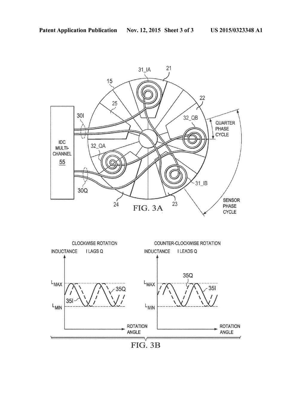 ROTATIONAL SENSING WITH INDUCTIVE SENSOR AND ROTATING AXIAL TARGET SURFACE - diagram, schematic, and image 04