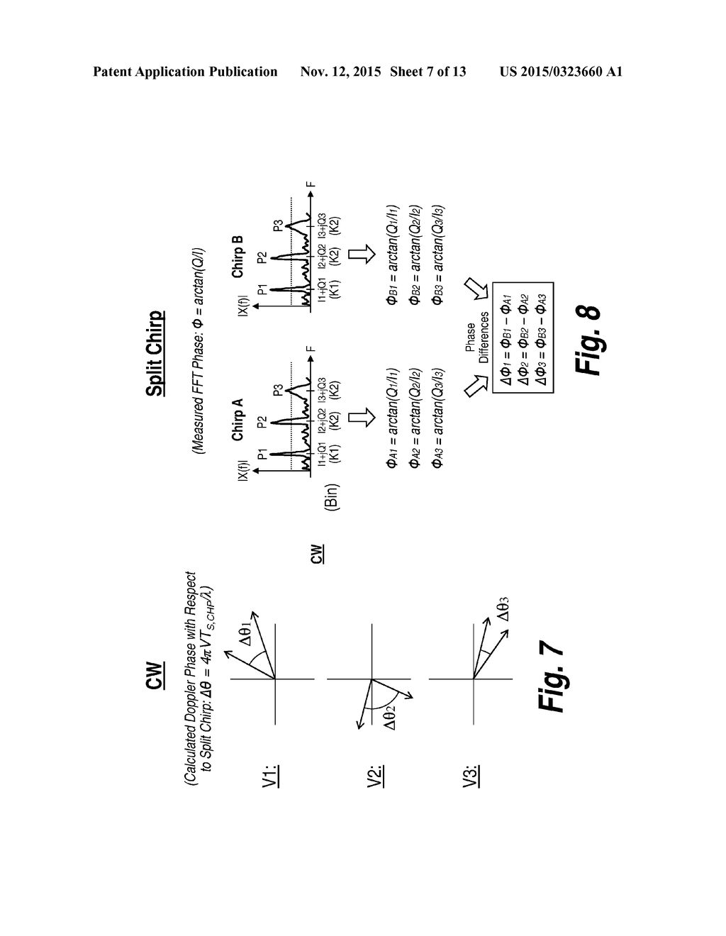 RADAR SYSTEM AND METHOD FOR DETERMINING RANGE, RELATIVE VELOCITY AND     BEARING OF AN OBJECT USING CONTINUOUS-WAVE AND CHIRP SIGNALS - diagram, schematic, and image 08