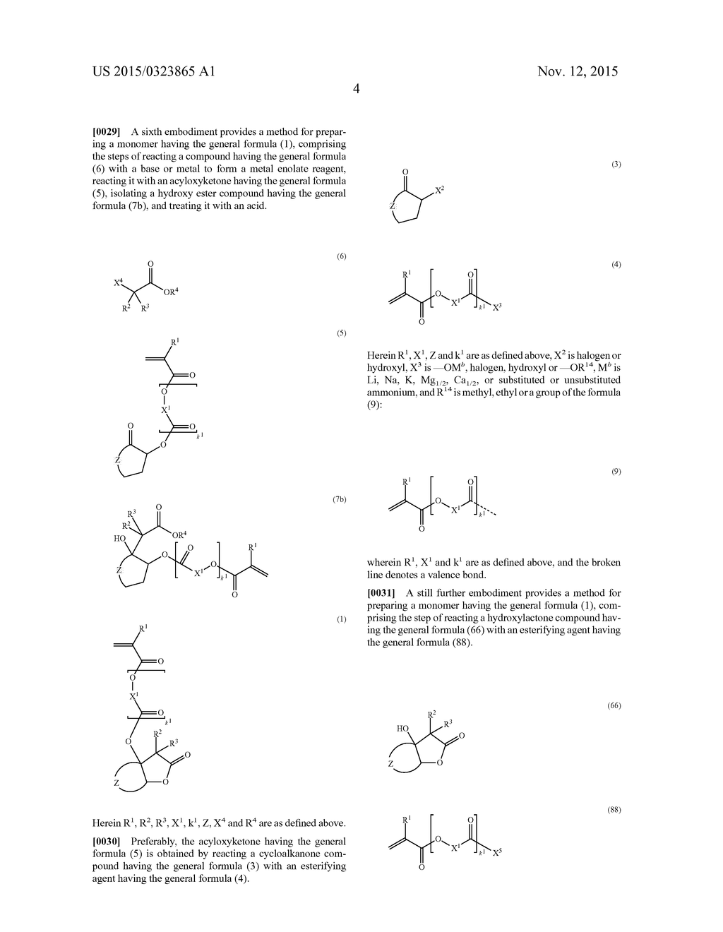 MONOMER, POLYMER, RESIST COMPOSITION, AND PATTERNING PROCESS - diagram, schematic, and image 06