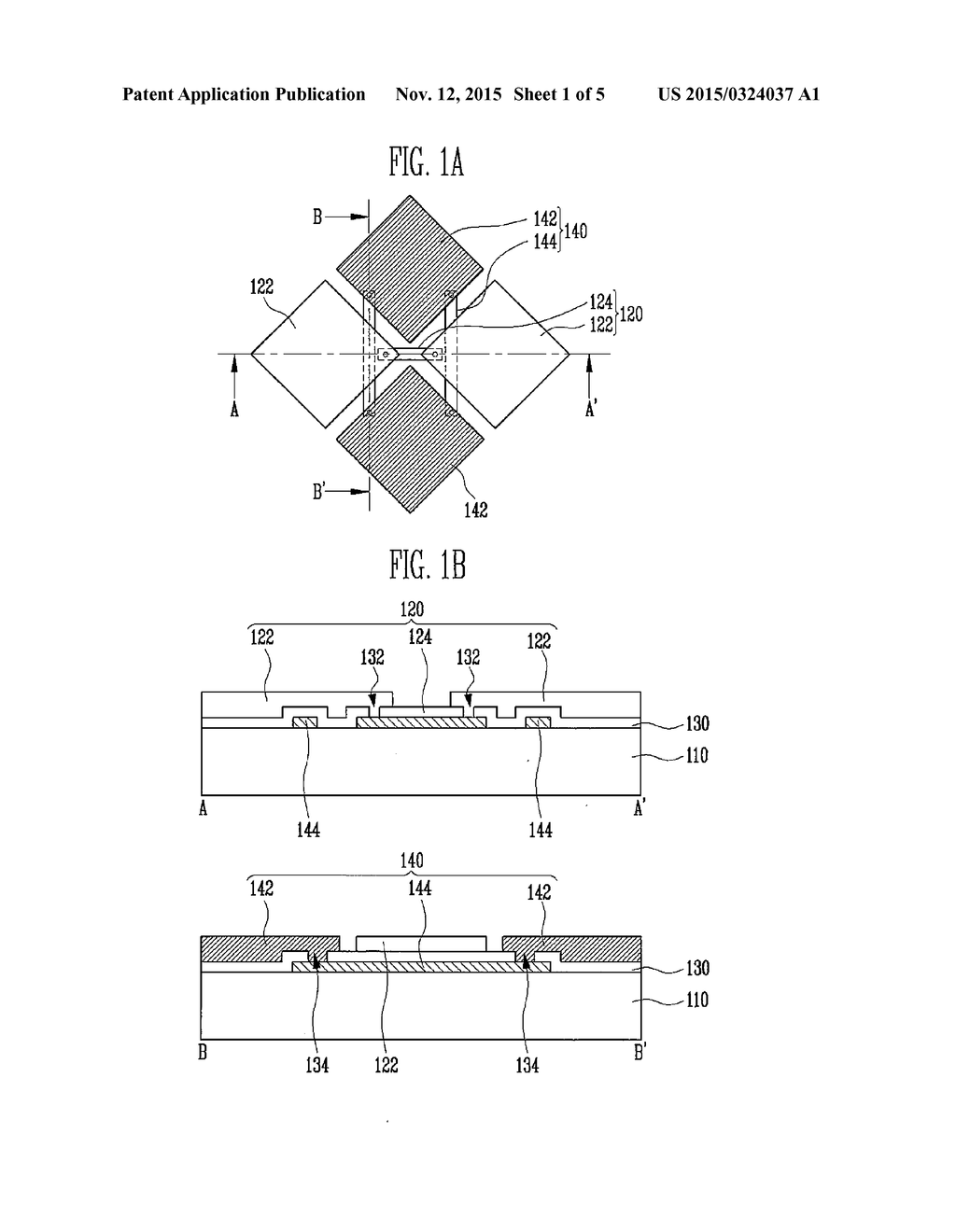 TOUCH SCREEN PANEL AND FABRICATION METHOD THEREOF - diagram, schematic, and image 02