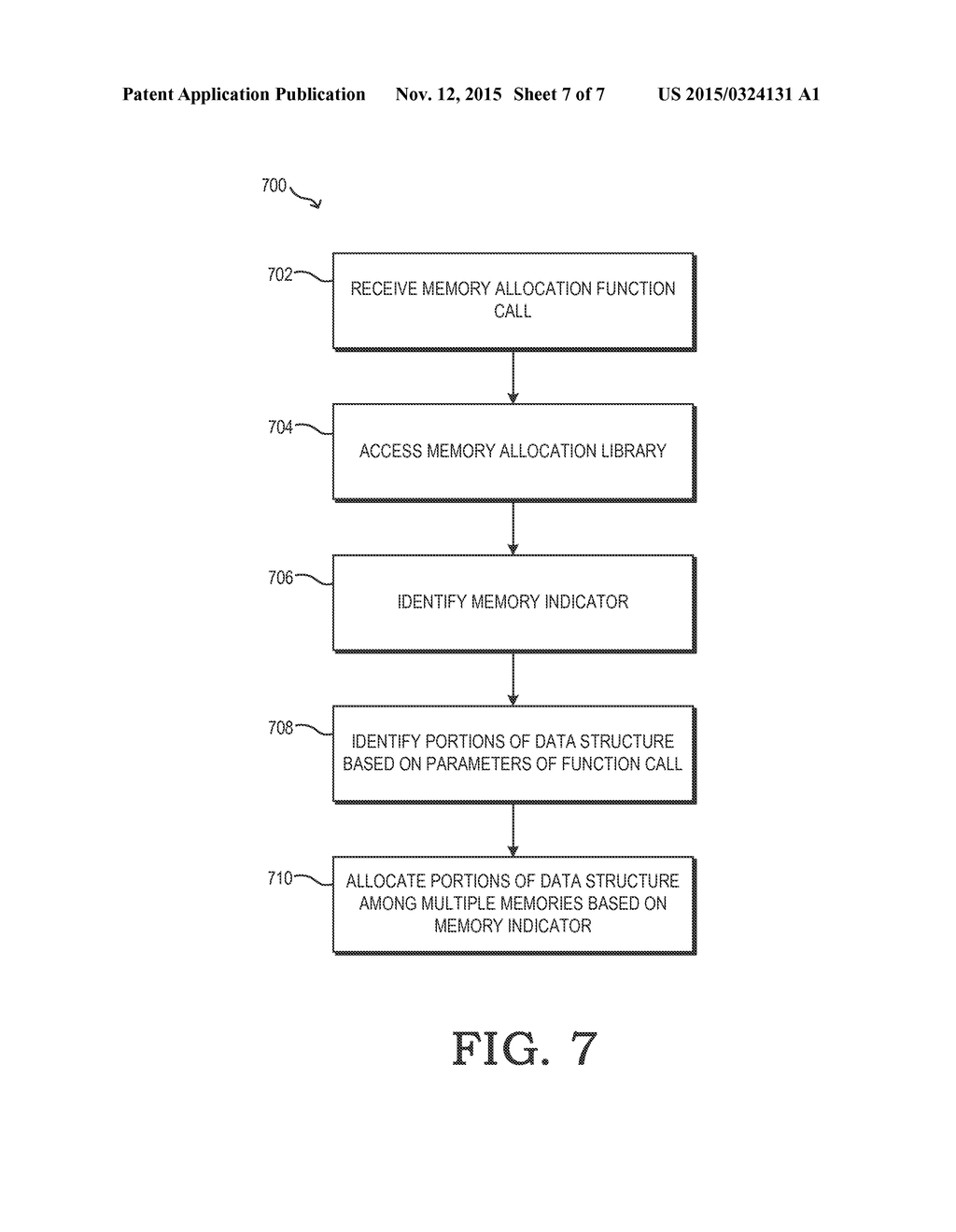 SYSTEM AND METHOD FOR MEMORY ALLOCATION IN A MULTICLASS MEMORY SYSTEM - diagram, schematic, and image 08