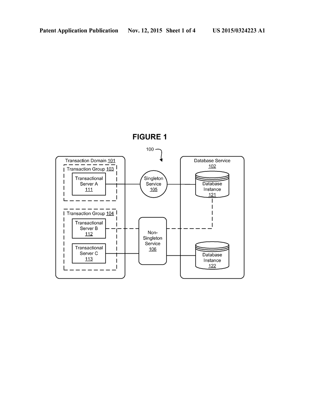 SYSTEM AND METHOD FOR PROVIDING SINGLE GROUP MULTIPLE BRANCHES BASED ON     INSTANCE AWARENESS - diagram, schematic, and image 02