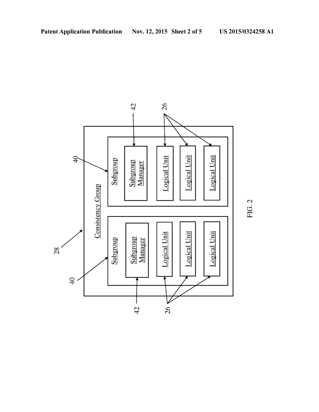 ORDERING LOGICAL UNITS IN A SUBGROUP OF A CONSISTENCY GROUP - diagram, schematic, and image 03