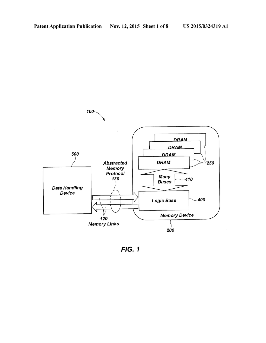 INTERCONNECT SYSTEMS AND METHODS USING HYBRID MEMORY CUBE LINKS - diagram, schematic, and image 02