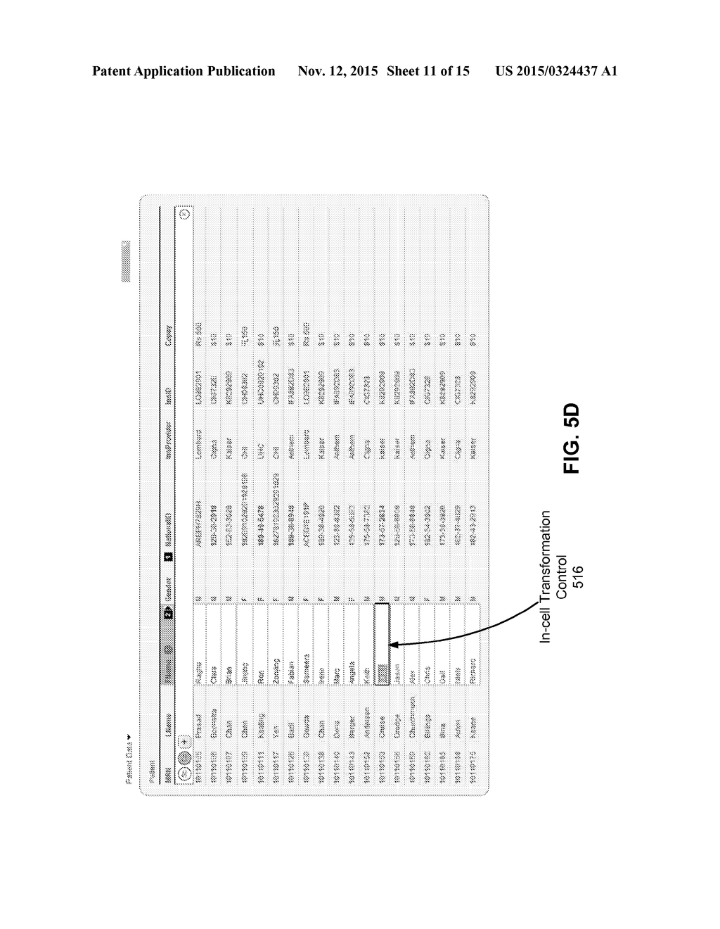 GRID FORMAT DATA VIEWING AND EDITING ENVIRONMENT - diagram, schematic, and image 12