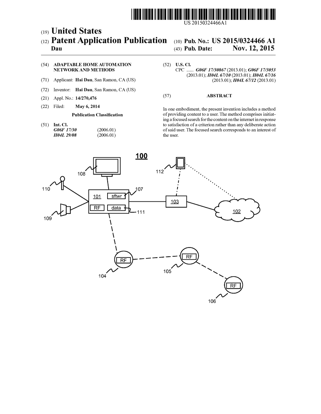 Adaptable Home Automation Network and Methods - diagram, schematic, and image 01