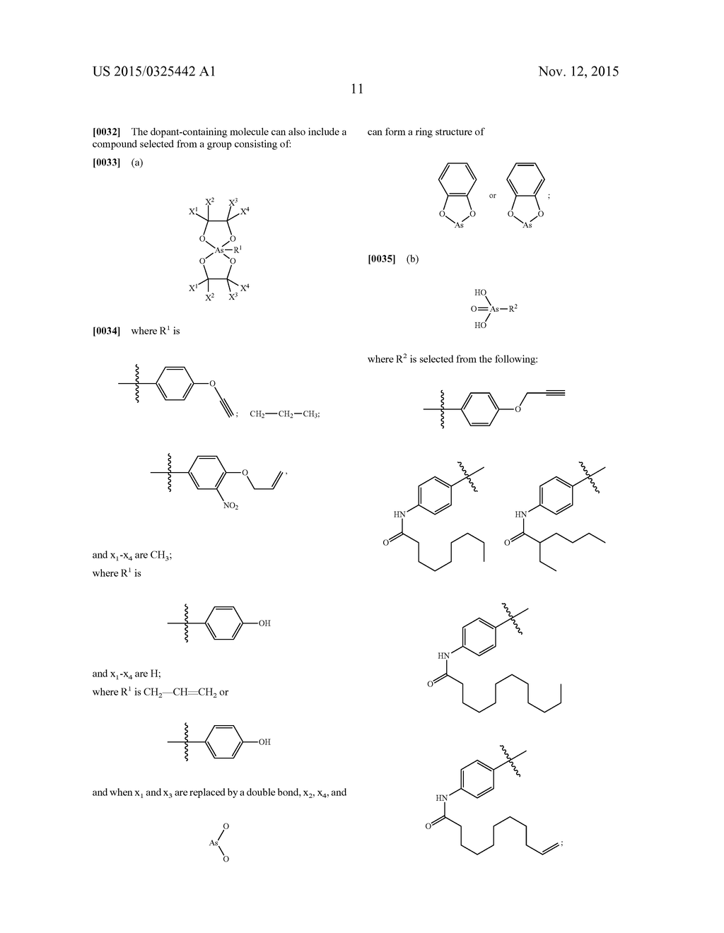 Formulations of Solutions and Processes for Forming a Substrate Including     a Dopant - diagram, schematic, and image 24