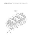 SEMICONDUCTOR DEVICES INCLUDING A DUMMY GATE STRUCTURE ON A FIN diagram and image