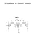 SEMICONDUCTOR DEVICES INCLUDING A DUMMY GATE STRUCTURE ON A FIN diagram and image