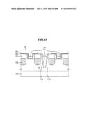 SEMICONDUCTOR DEVICES INCLUDING A DUMMY GATE STRUCTURE ON A FIN diagram and image