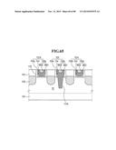 SEMICONDUCTOR DEVICES INCLUDING A DUMMY GATE STRUCTURE ON A FIN diagram and image