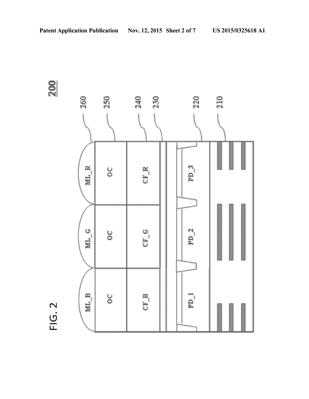 CMOS IMAGE SENSOR INCLUDING COLOR MICROLENS, AND METHOD FOR MANUFACTURING     SAME - diagram, schematic, and image 03