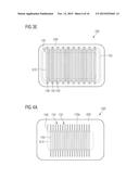 Super Junction Semiconductor Device having Strip Structures in a Cell Area diagram and image