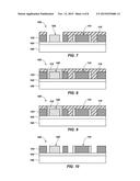 METHOD FOR FABRICATING A SEMICONDUCTOR DEVICE INCLUDING FIN RELAXATION,     AND RELATED STRUCTURES diagram and image