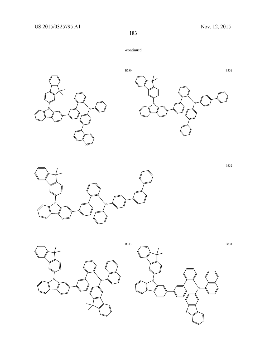 COMPOUND FOR ORGANIC ELECTRIC ELEMENT, ORGANIC ELECTRIC ELEMENT COMPRISING     THE SAME AND ELECTRONIC DEVICE THEREOF - diagram, schematic, and image 185