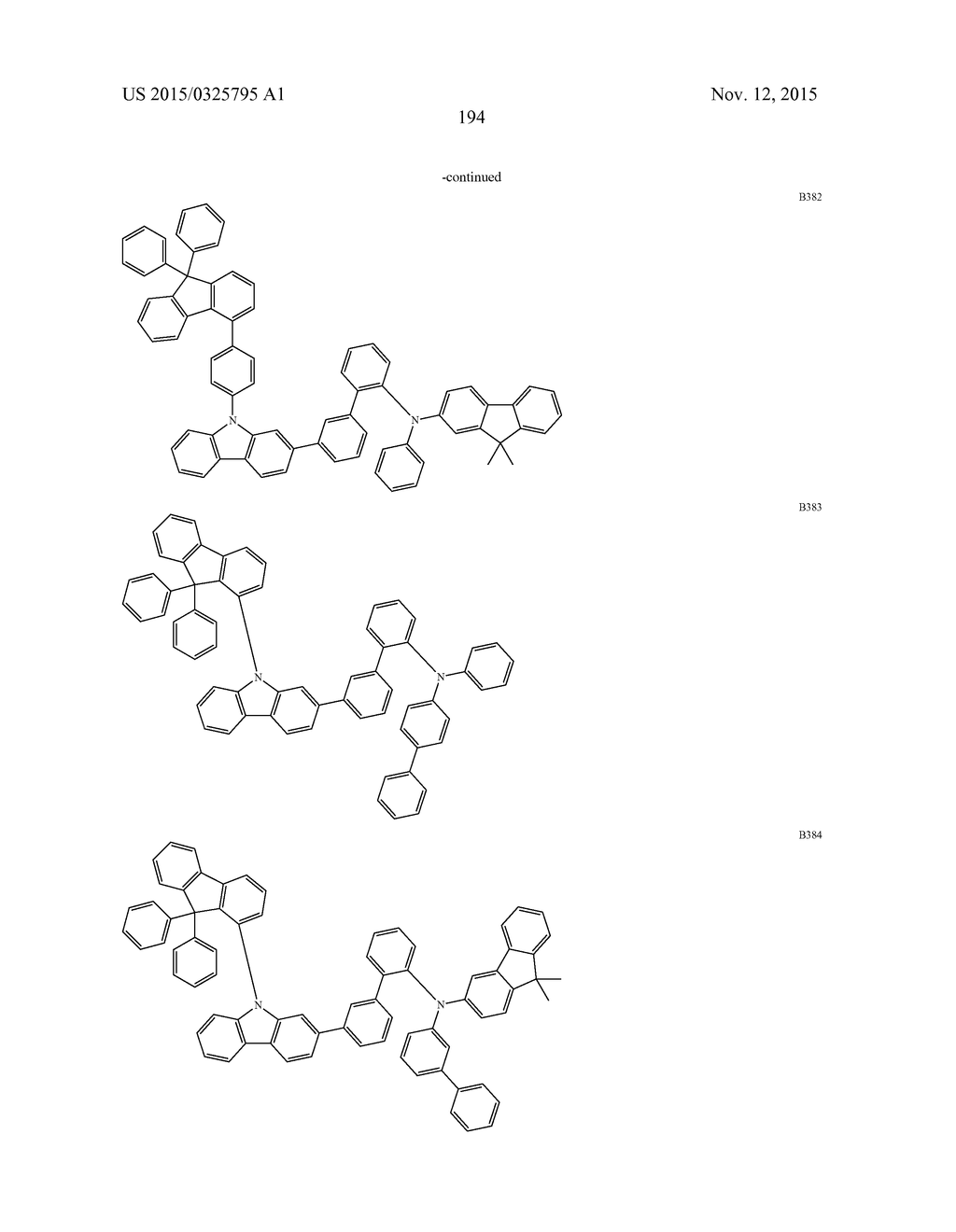 COMPOUND FOR ORGANIC ELECTRIC ELEMENT, ORGANIC ELECTRIC ELEMENT COMPRISING     THE SAME AND ELECTRONIC DEVICE THEREOF - diagram, schematic, and image 196