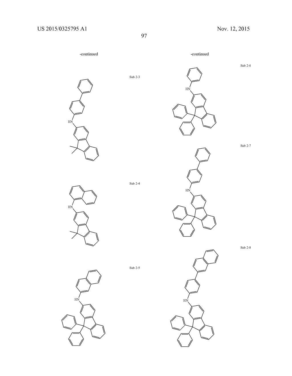 COMPOUND FOR ORGANIC ELECTRIC ELEMENT, ORGANIC ELECTRIC ELEMENT COMPRISING     THE SAME AND ELECTRONIC DEVICE THEREOF - diagram, schematic, and image 99