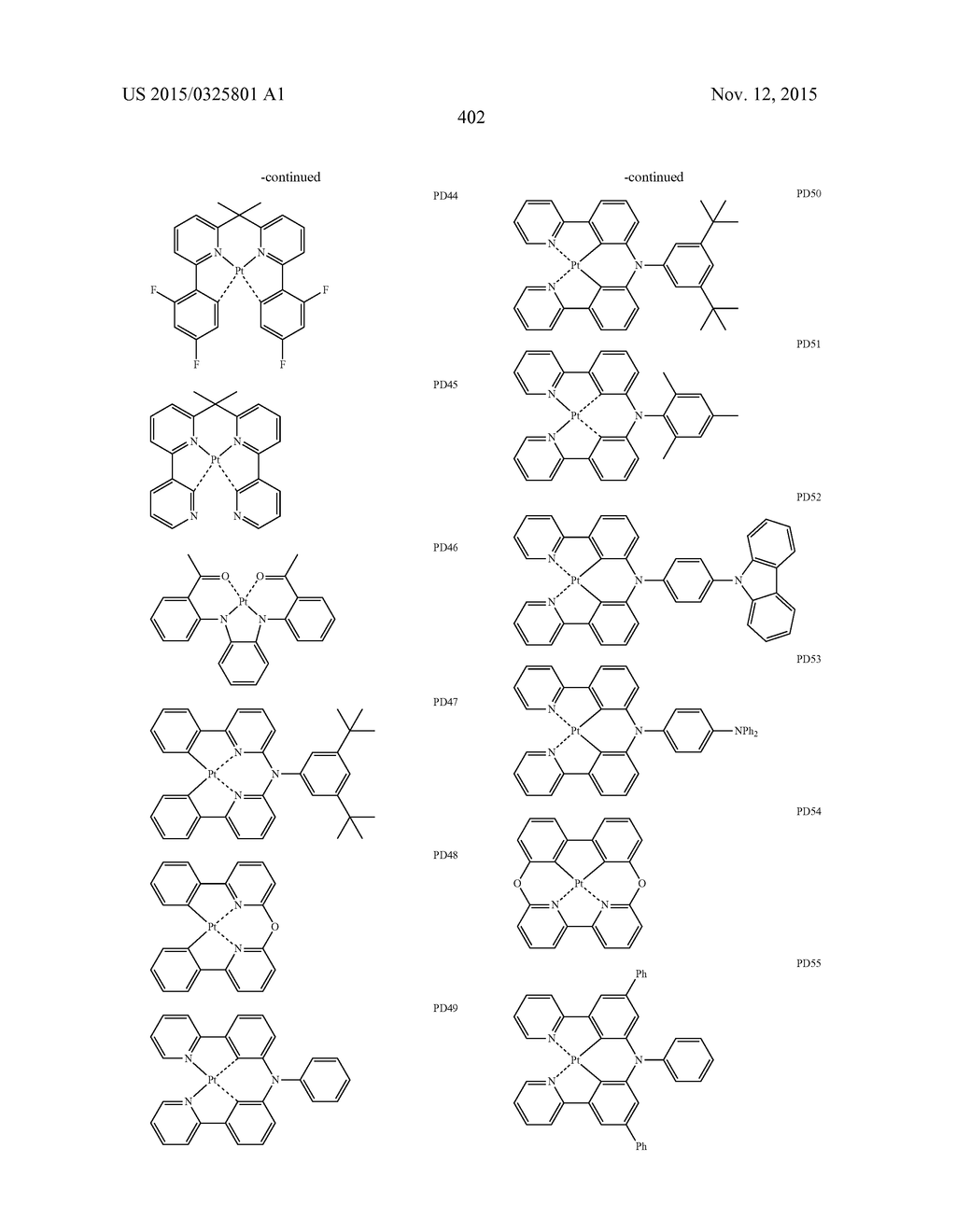 ORGANIC LIGHT-EMITTING DEVICE - diagram, schematic, and image 404