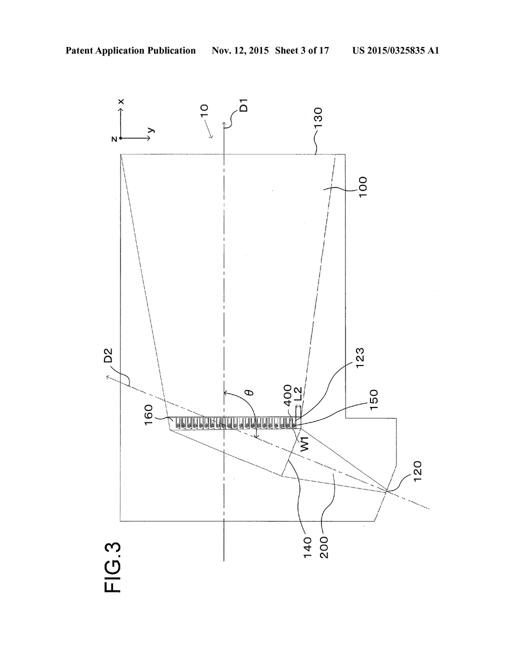 JET NOZZLE, JET PROCESSING DEVICE, PROCESSING METHOD, METHOD FOR     MANUFACTURING CELL COMPONENT, AND SECONDARY CELL - diagram, schematic, and image 04