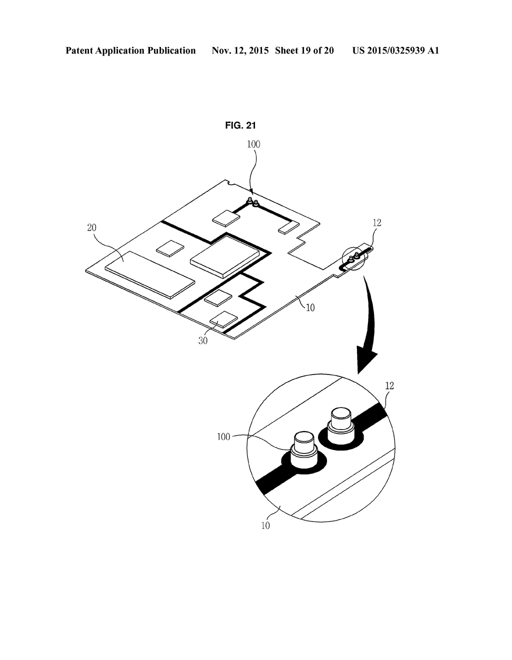 SURFACE-MOUNT TYPE ELECTRIC CONNECTING TERMINAL, AND ELECTRONIC MODULE     UNIT AND CIRCUIT BOARD USING THE SAME - diagram, schematic, and image 20