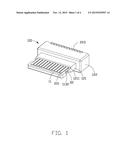 ELECTRICAL CONNECTOR HAVING INSULATIVE HOUSING FOR TWO ROWS OF TERMINALS diagram and image