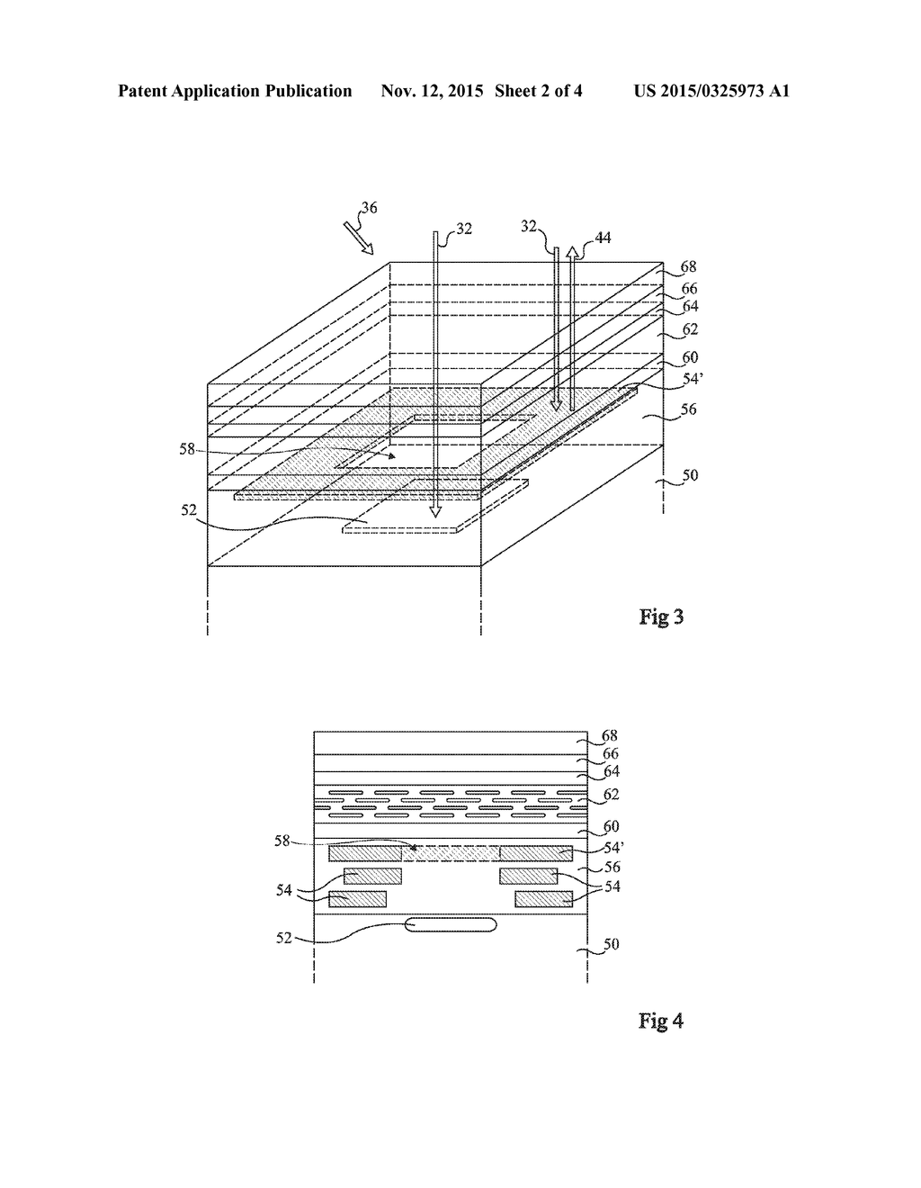 DEVICE FOR MEASURING AND CONTROLLING THE WAVE-FRONT OF A COHERENT LIGHT     BEAM - diagram, schematic, and image 03