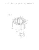 COOLING STRUCTURE FOR MOTOR diagram and image