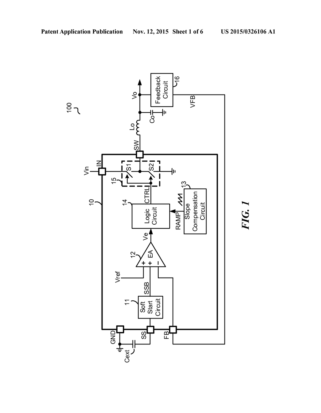 SOFT START CIRCUIT FOR SWITCHING CONVERTER AND ASSOCIATED SOFT START     METHOD - diagram, schematic, and image 02