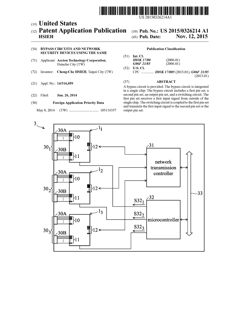 BYPASS CIRCUITS AND NETWORK SECURITY DEVICES USING THE SAME - diagram, schematic, and image 01