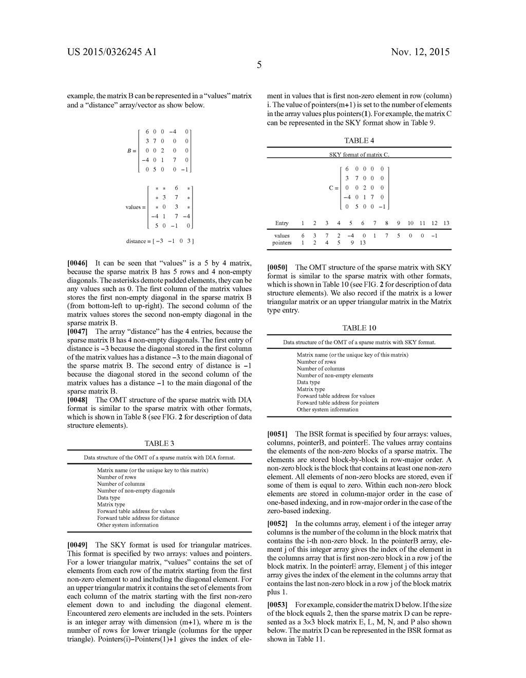 STORAGE OF A MATRIX ON A STORAGE COMPUTE DEVICE - diagram, schematic, and image 12