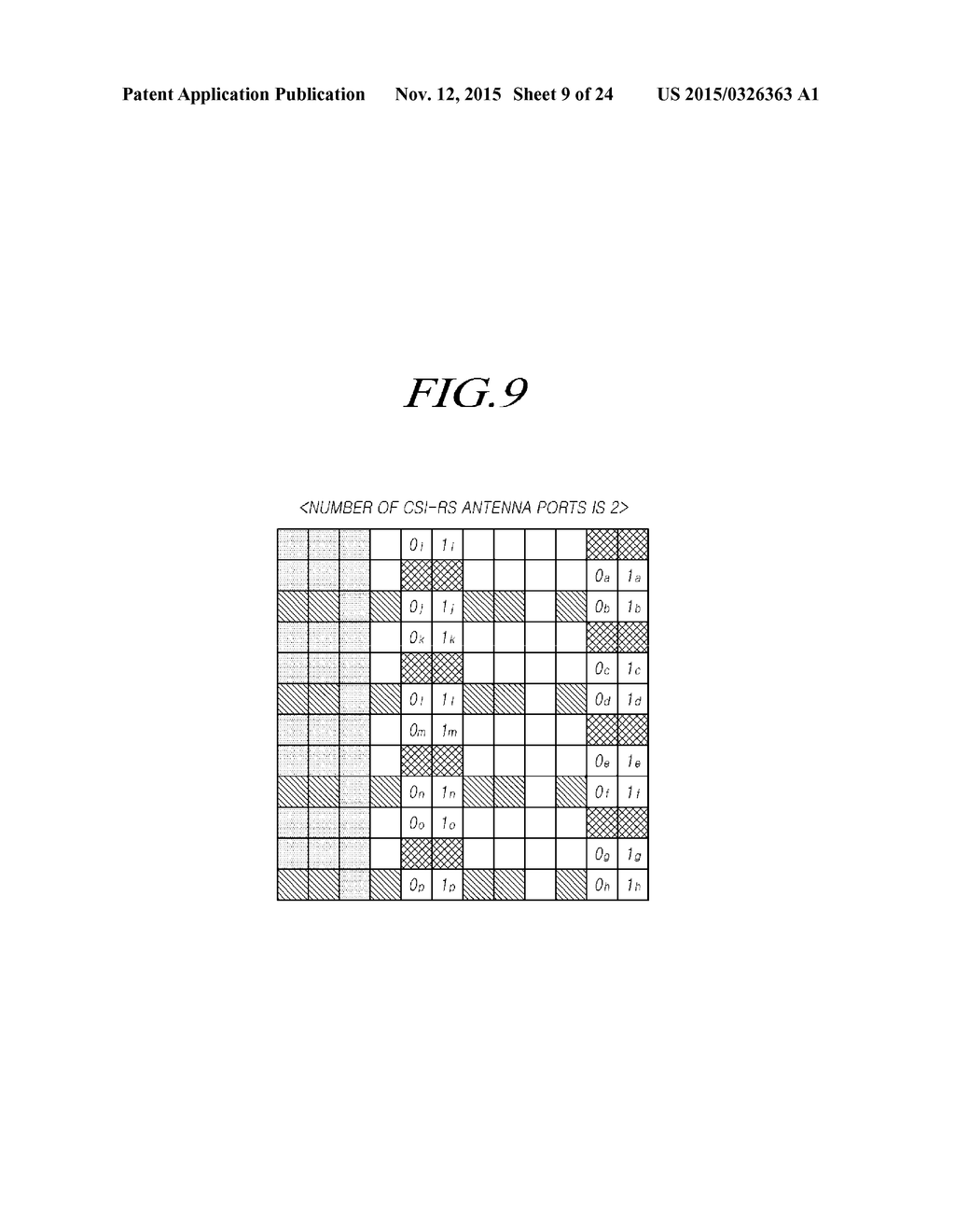 APPARATUS AND METHOD FOR TRANSMITTING MUTING INFORMATION, AND APPARATUS     AND METHOD FOR ACQUIRING CHANNEL STATE USING SAME - diagram, schematic, and image 10