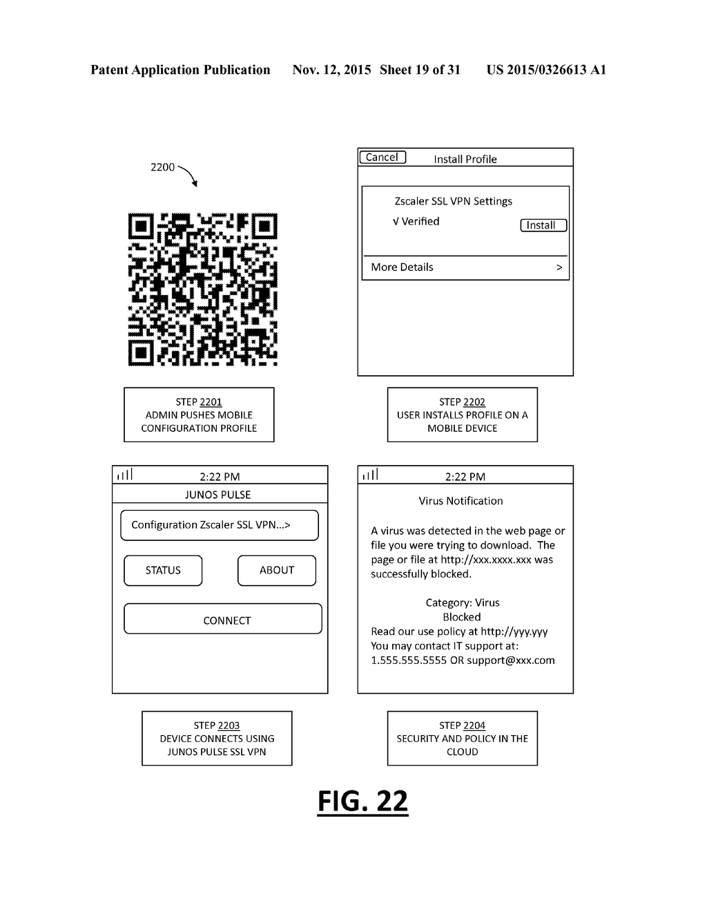 DYNAMIC USER IDENTIFICATION AND POLICY ENFORCEMENT IN CLOUD-BASED SECURE     WEB GATEWAYS - diagram, schematic, and image 20