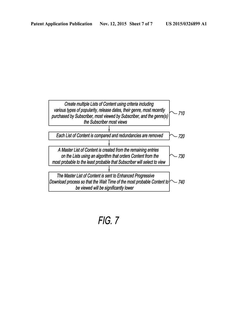 METHOD AND SYSTEM FOR THE DELIVERY AND STORAGE OF HIGH DEFINITION     AUDIO-VISUAL CONTENT - diagram, schematic, and image 08