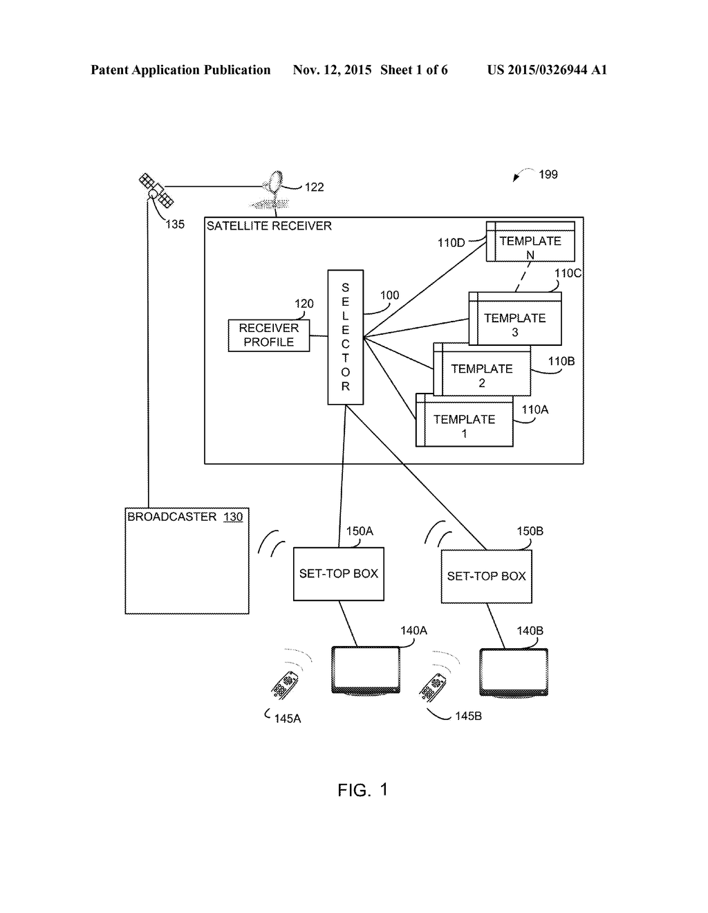 TARGETED ADVERTISING AND CUSTOMIZED DISPLAY OF ADVERTISEMENTS IN SATELLITE     BROADCASTING - diagram, schematic, and image 02