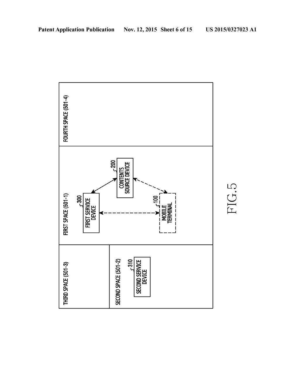 APPARATUS AND METHOD FOR CONTROLLING SYNCHRONIZING OF SERVICE TIMING WHILE     MOVING BETWEEN SPACES IN ELECTRONIC DEVICE - diagram, schematic, and image 07