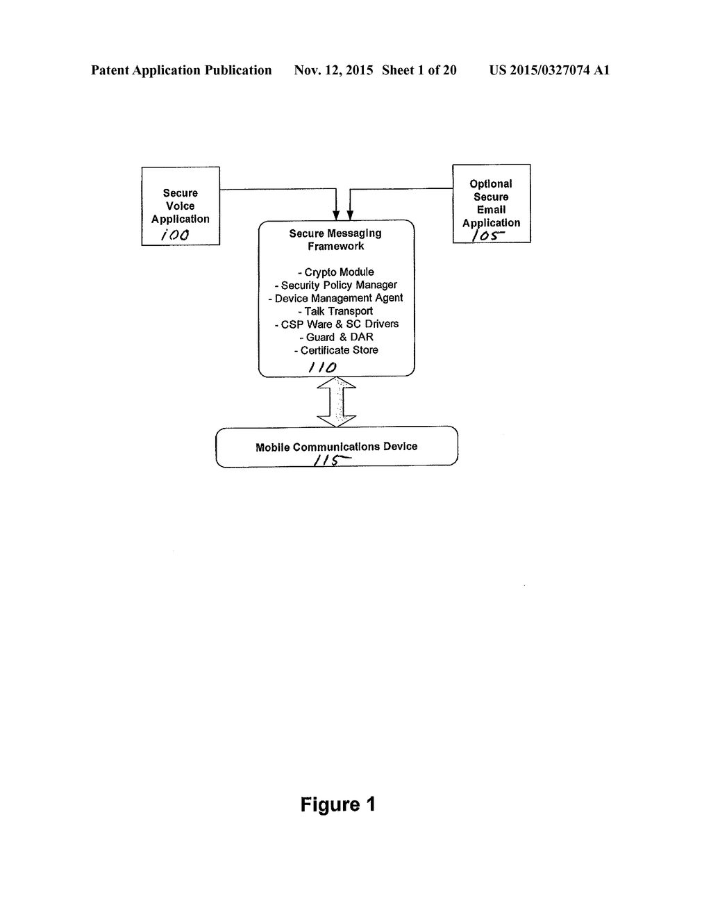System and Method for Facilitating Secure Voice Communication over a     Network - diagram, schematic, and image 02