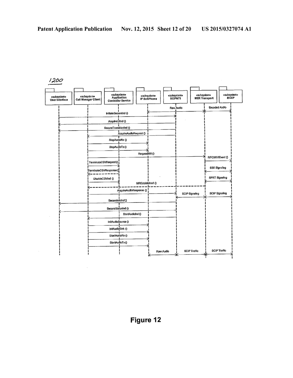 System and Method for Facilitating Secure Voice Communication over a     Network - diagram, schematic, and image 13