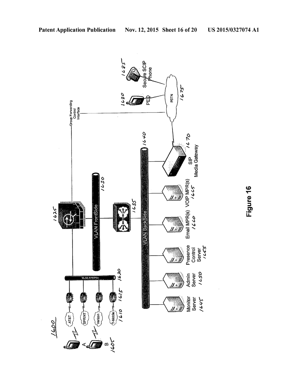 System and Method for Facilitating Secure Voice Communication over a     Network - diagram, schematic, and image 17