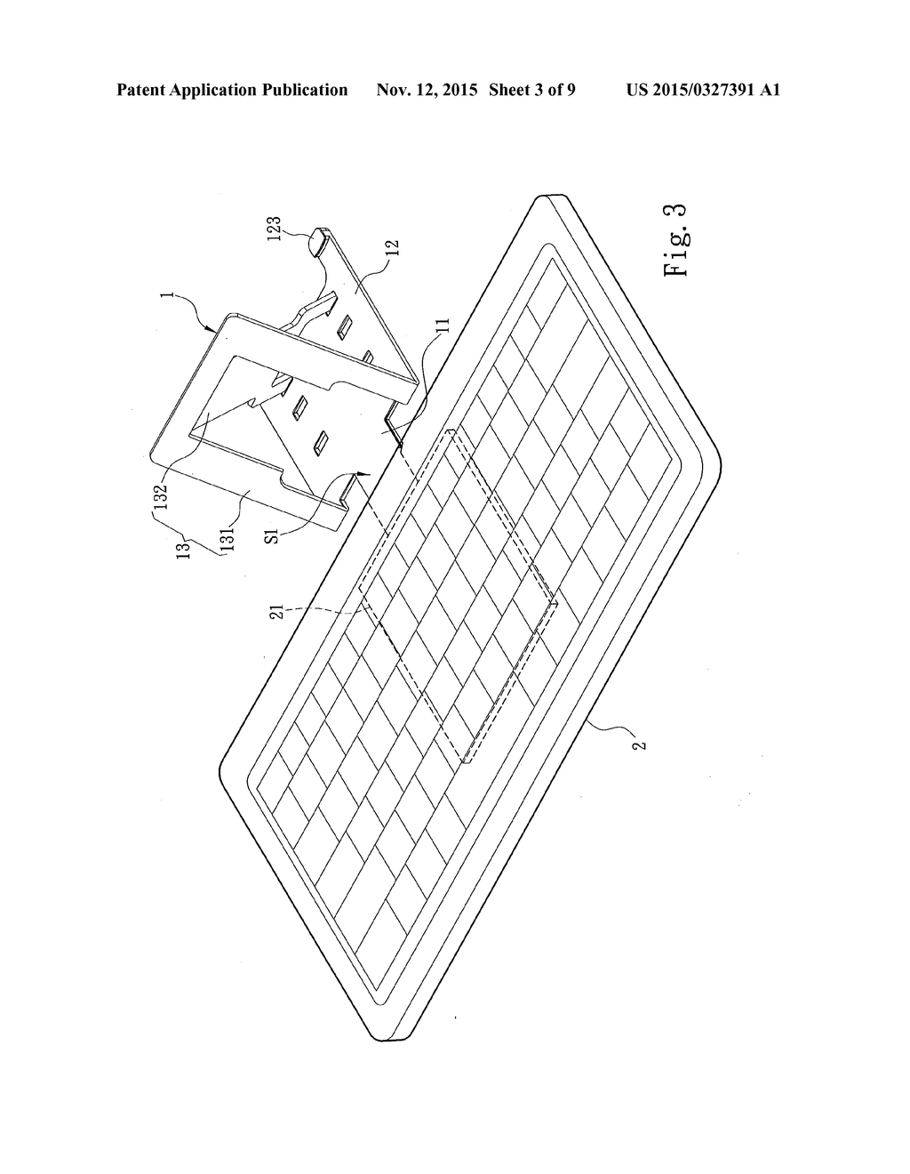 SUPPORT RACK FOR WIRELESS ELECTRONIC DEVICES - diagram, schematic, and image 04