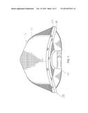 CAP WITH A BILL HAVING UPPER AND LOWER PORTIONS DISPLAYING INFORMATION     WHEN SPACED-APART diagram and image