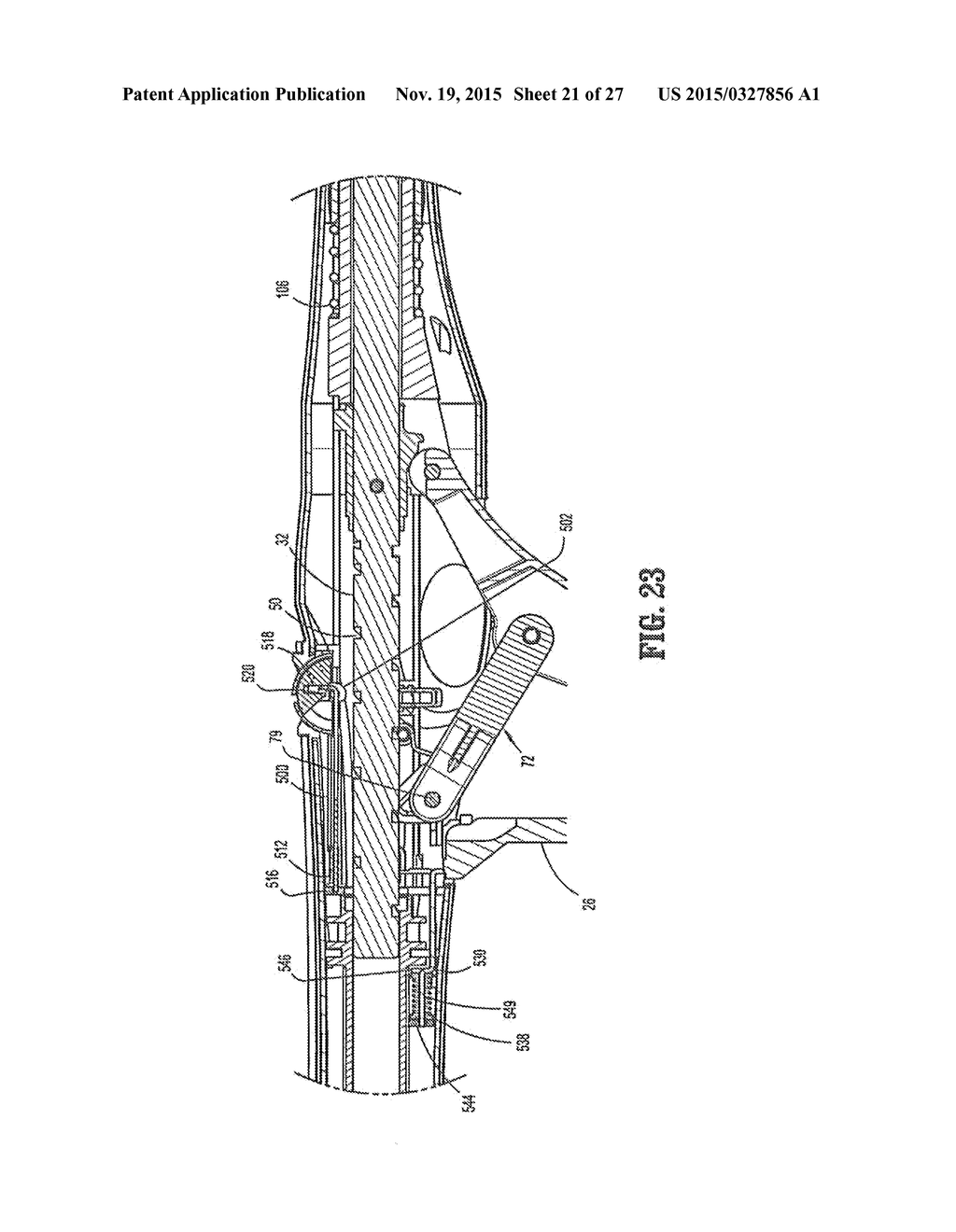 SURGICAL STAPLING DEVICE - diagram, schematic, and image 22