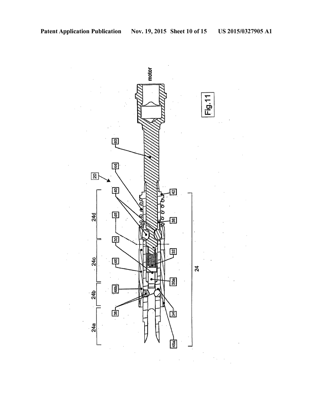 SURGICAL, TORQUE-TRANSFERRING INSTRUMENT INCLUDING AN ASSOCIATED TOOL - diagram, schematic, and image 11