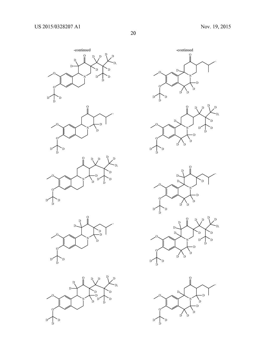 BENZOQUINOLINE INHIBITORS OF VESICULAR MONOAMINE TRANSPORTER 2 - diagram, schematic, and image 21