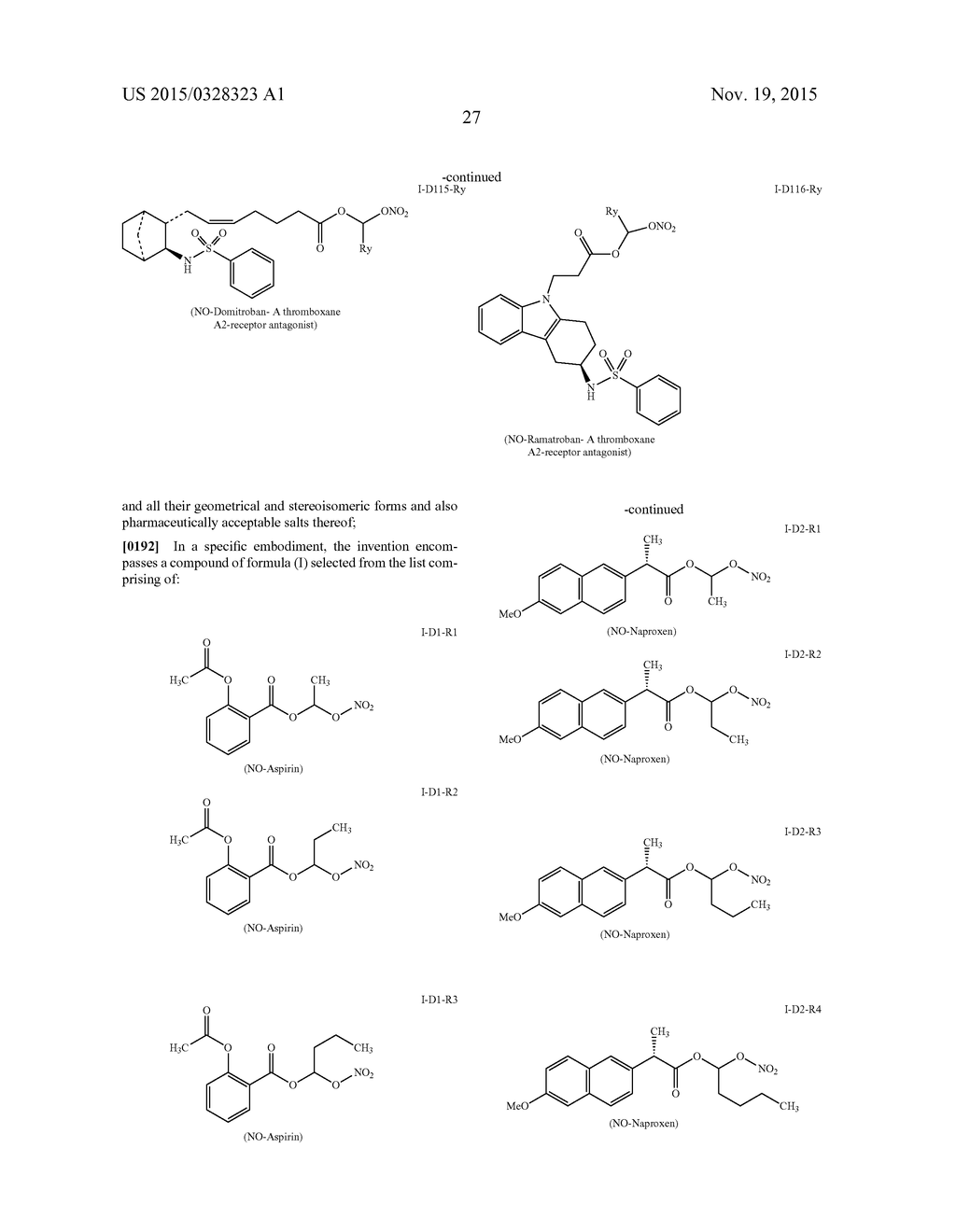 Nitric Oxide Releasing Produgs of Therapeutic Agents - diagram, schematic, and image 40