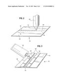 COMPOSITE STRUCTURE WITH A FLEXIBLE SECTION FORMING A HINGE diagram and image