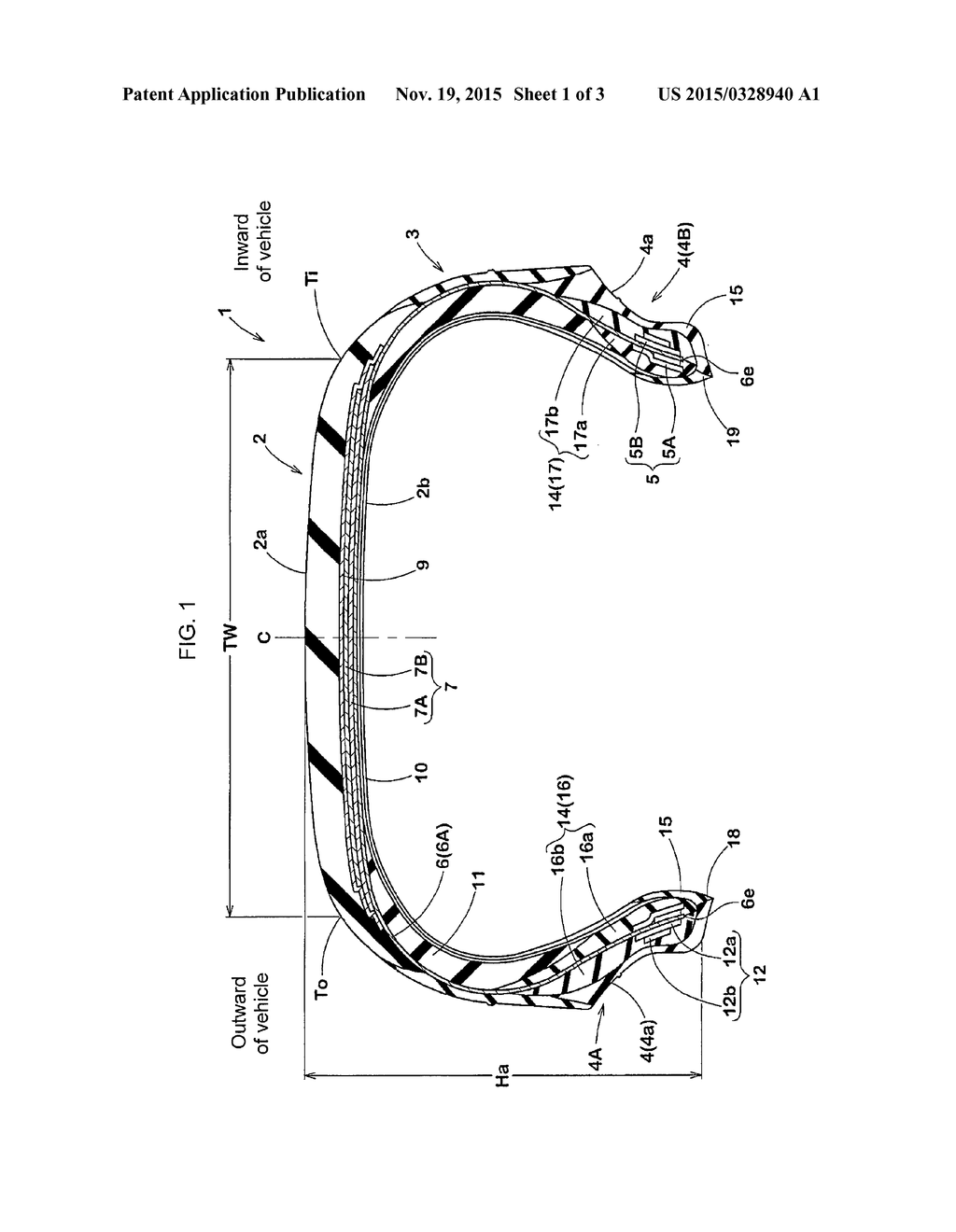 PNEUMATIC TIRE - diagram, schematic, and image 02