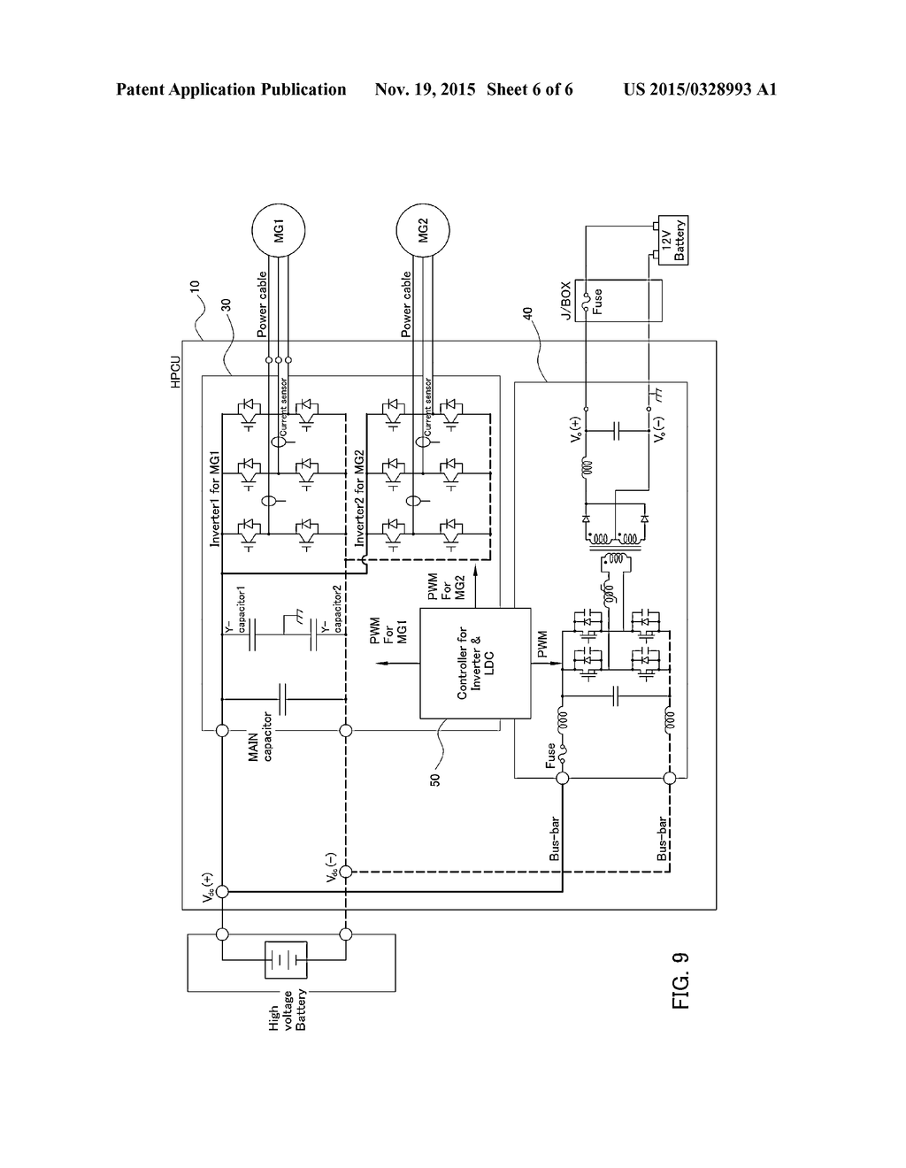 HYBRID POWER CONTROL APPARATUS FOR VEHICLE - diagram, schematic, and image 07