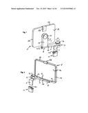 Device for retaining flat, approximately rectangular appliances such as     tablet computers or mobile telephones in the interior of a motor vehicle diagram and image